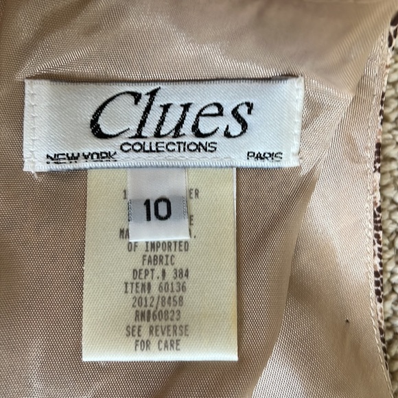 Snakeskin pattern sheath dress - Picture 4 of 5